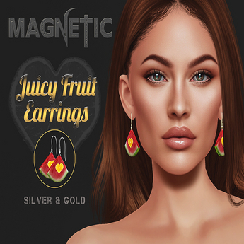 Second Life Marketplace - Magnetic - Juicy Fruit Earrings